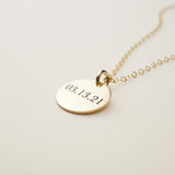 Date Charm Necklace