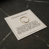 Crest & Canyon Ring
